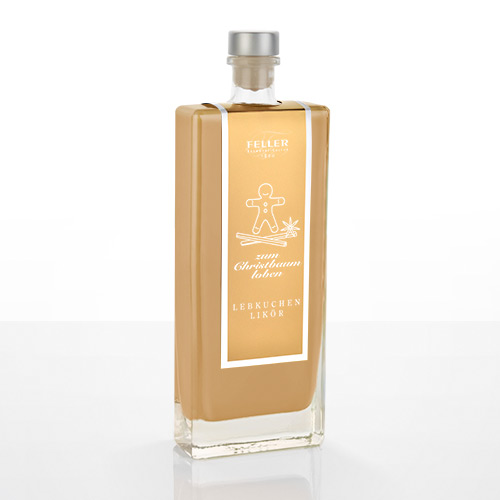 Lebkuchen Likör zum Christbaumloben der Brennerei Feller
